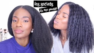 HAIRTIPS ►Les 3 secrets de ma pousse  Cheveux bouclés frisés crépus [upl. by Rednaxela249]