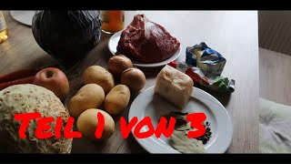 Teil 1 von 3 Rinderbraten mit Selbstgemachten Rotkraut und KartoffelSellerie StampfDeutschHD [upl. by Misak26]