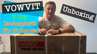 Unboxing  VOWVIT VW3 Rudergerät für Zuhause [upl. by Natanhoj75]