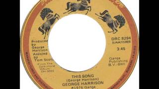 GEORGE HARRISON This Song 1976 HQ [upl. by Jessalin]