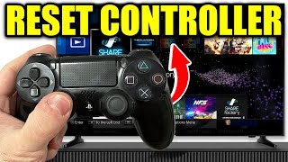 How to Reset PS4 Controller amp Fix Pairing Issues [upl. by Haodnanehs788]