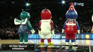 NBA All Star Mascot Inflatables 2015 [upl. by Odo]