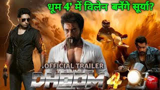 DHOOM 4  OFFICIAL ANNOUNCEMENT  SURYA  A RAHA HAI SURYA DHOOM 4  BK REVIEW PUBLIC [upl. by Haorbed]