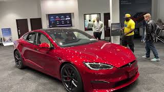 2024 Tesla model S plaid walk around tour [upl. by Anoet]