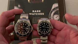 ROLEX SUBMARINER VS ROLEX SD43 SEA DWELLER [upl. by Atinit701]