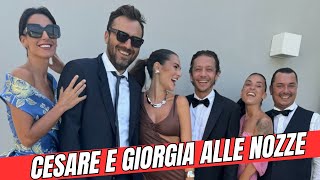 Cesare Cremonini e la fidanzata giornalista del Tg1 Giorgia Cardinaletti alle nozze di Pecco Bagnaia [upl. by Atims317]