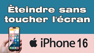 Comment éteindre un iPhone 16 sans toucher lécran [upl. by Trent875]