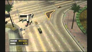 Burnout 2  Crash Mode  Downtown Destruction22  79 million [upl. by Ibob870]