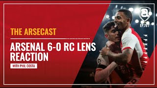 Arsenal 60 RC Lens Reaction  Arsecast [upl. by Ilene]