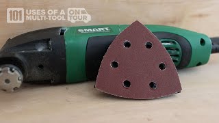 How to sand oak filler with a multitool [upl. by Meeker729]