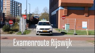 EXAMENROUTE RIJSWIJK [upl. by Eurd]