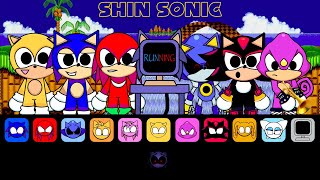 Incredibox Sprunki Shin Sonic  Running MODCOVER [upl. by Nnylyahs927]