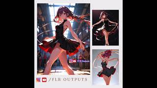 Dancing Lady l AI Video l AI Generated l Shorts l FLB OUTPUTS ai dancing anime animeedit shorts [upl. by Wager16]