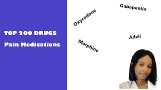 Top 200 Drugs Pain medications Opioids NSAIDs Nerve Pain [upl. by Goldenberg]