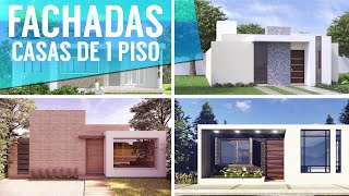 BONITAS FACHADAS de CASAS de UN PISO [upl. by Adnilema]