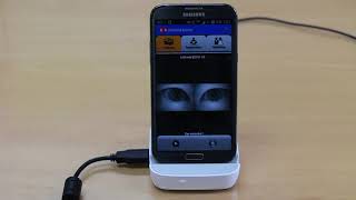 How to charge the phone when IriShield iris scanner is being connected [upl. by Eveline]