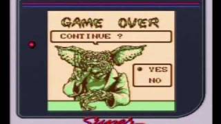 Gremlins 2 The New Batch Game Boy Game Over Screen [upl. by Pape854]