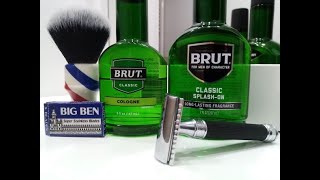 Merkur 33CBrut Classic SplashOnBrut Cologne [upl. by Zacarias]