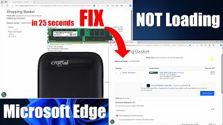 Microsoft Edge NOT Loading Pages  Fix [upl. by Lorrimor255]