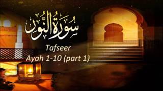 Tafseer of Surah Noor Ayah 110 part1 by Ustazah Najiha Hashmi [upl. by Leasi234]