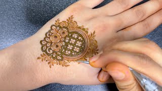 Mandala Mehendi Design By Meher’s Henna [upl. by Ydniahs]