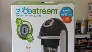 SodaStream Fizz Model FZ9001  Unboxing Assembly and Demonstration [upl. by Zoes]