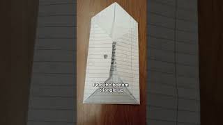 How I Fold Notes recommended notes diy folding viralshort boyfriend gift [upl. by Eiramanad680]