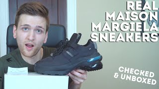 LEGIT MAISON MARGIELA SNEAKERS  How to tell  unboxing these Retro Fit chunky shoes [upl. by Spohr]