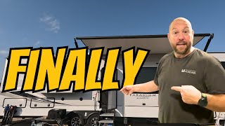 WE FINALLY DID IT  WE GET OUR RV AWNING WORKING rvlife rvawning [upl. by Gervais]