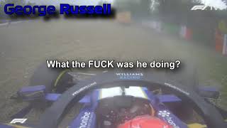 RUSSELL BOTTAS CRASH UNCENSORED RADIO  Imola 2021 [upl. by Netnilc705]