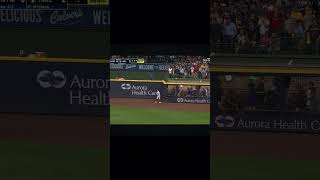 Pete Alonso with a triple ￼against the brewers [upl. by Anyek]