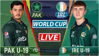 Live PAK Vs IRE Match  Pakistn vs Ireland  PAK U19 vs IRE U19 live 1st innings [upl. by Jea911]