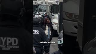 Rep Ilhan Omar’s daughter Isra Hirsi busted at Columbia antiIsrael protest shorts [upl. by Eimmelc58]