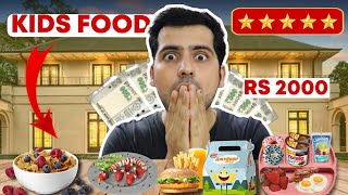 Spending Rs5000 on Kids Menu at Expensive Hotels  Expensive Budget Food Challenge [upl. by Atinit623]