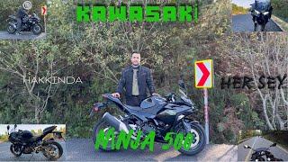 KAWASAKI NİNJA 500 TANITIM  KULLANICI YORUMU  TOP SPEED [upl. by Peters]