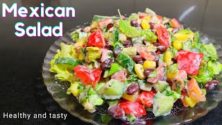 Mexican salad  Healthy Salad Recipe Mexican Corn amp Bean Salad Hung Curd Salad  Weight Loss Salad [upl. by Rafiq328]