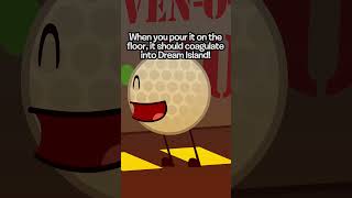 Golf Balls Dream Sauce Makes Dream Island bfdi [upl. by Nollie]