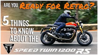 Testing the Triumph Speed Twin 1200 RS ready to go retro [upl. by Negah84]