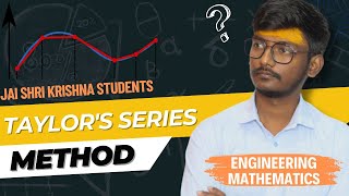 TAYLORS SERIES METHODENGINEERINGMATHS by Chirag Solanki [upl. by Grimbald161]