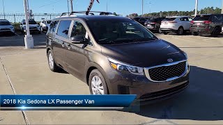 2018 Kia Sedona LX Passenger Van Shreveport Mt Pleasant Longview Tyler Hot Springs [upl. by Riatsala976]