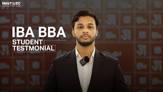 Saadman Farhan completed the IBA BBA Admission Preparation Course at Mentors [upl. by Aiekat]