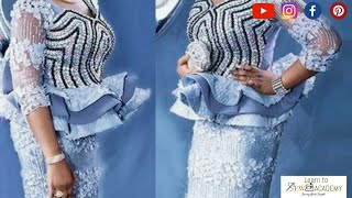 How to Sew Horsehair Braid to Peplum Hem  3 Different Ways Explained  Wavy Flare Crinoline Hem [upl. by Anaerb]