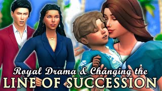 CHANGING THE LINE OF SUCCESSION  The Sims 4 The Royal Family  Season 2 Part 92 [upl. by Sana993]