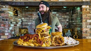 THE UNDEFEATED ANCHOR BURGER CHALLENGE  BeardMeatsFood [upl. by Hun888]