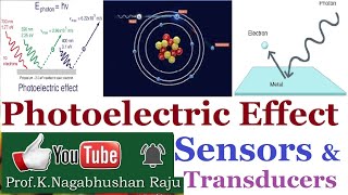 Photoelectric Effect  Sensors  Transducers  Physics  Instrumentation  Principles  Applications [upl. by Irrahs214]