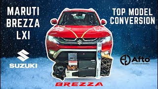 NEW MARUTI BREZZA LXI  TOP CONVERSION afto coimbatore marutibrezza maruti brezzamodification [upl. by Joses]