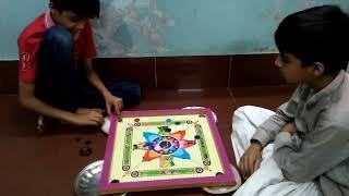 the carrom board game with Abbas and raza [upl. by Chemush128]