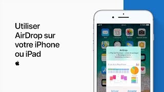 Utiliser AirDrop sur votre iPhone ou iPad  Assistance Apple [upl. by Haswell515]