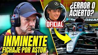 ¡BOMBAZO ASTON MARTIN ANUNCIARÁ EL FICHAJE DE NEWEY LA PRÓXIMA SEMANA  KIMI YA ES PILOTO MERCEDES [upl. by Ann-Marie]