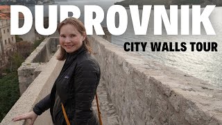 Dubrovnik City Walls  FULL TOUR [upl. by Rudwik]